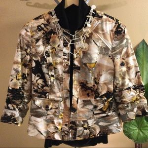 Coldwater Creek Floral Jacket